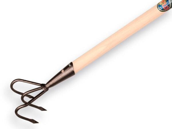 Krabber Profi 3 tands met lanspunten en steel 150 x 2,8 cm - Afbeelding 2