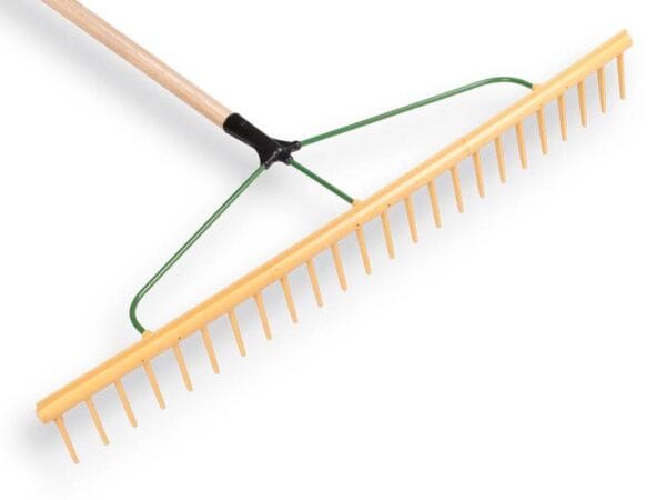 Grashark kunststof 24 tands recht 94 cm breed + steel - Afbeelding 2