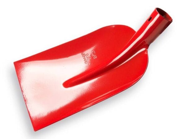 Betonschop 1/2 0, rood gelakt