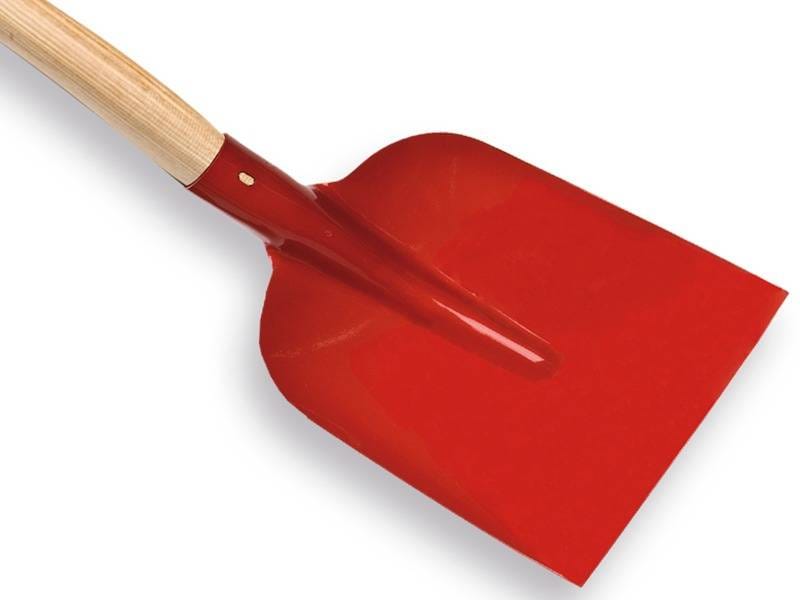 Betonschop rood + atlas batsesteel 130 cm - Afbeelding 2