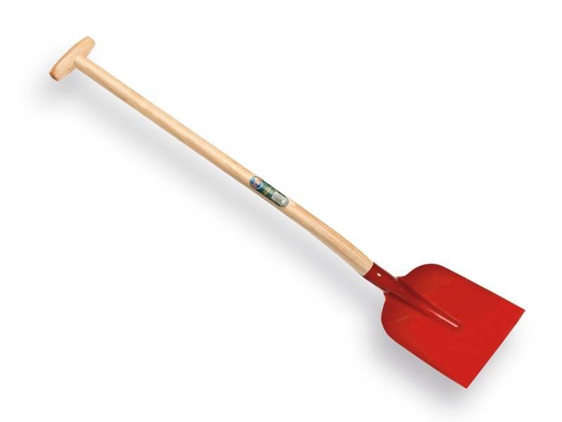 Betonschop rood + atlas batsesteel 130 cm