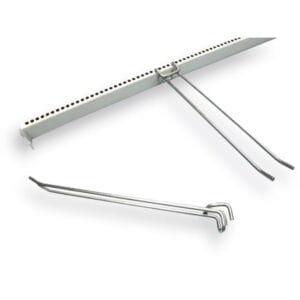 1203002 Haak voor kruksteel 40cm tbv draagbalk