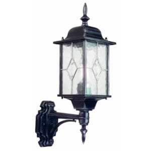 2080 Wexford gevellamp zwart/zilver