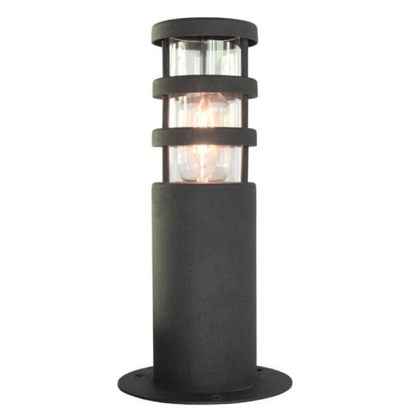 Finmotion, Sokkellamp. Rvs 304. Kleur zwart