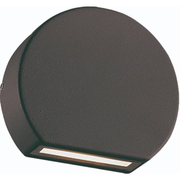 Finmotion. Gevel, strijklicht , antraciet, led