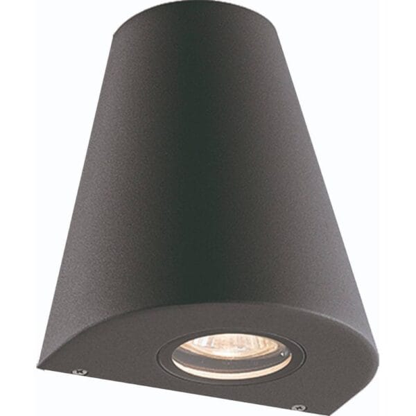 Finmotion. Gevel, downlight, antraciet, gu-10