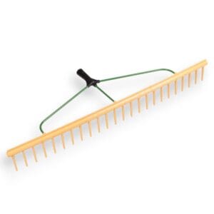 656097 Hooihark kunststof met 24 tands recht, 94 cm breed.