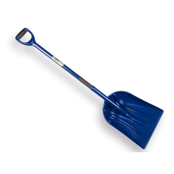Graanschop kunststof blauw + D-steel