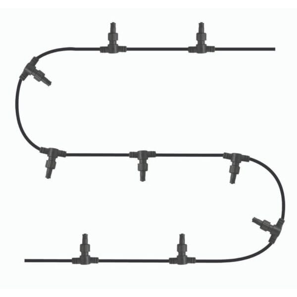 Mikka kabel 24mtr+10 aansl.12V