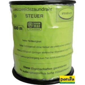 img_107600_Elektroweidezaundraht_500m--www_2000 Speciaal kunststofdraad, transparant, nylondraad, 2 r.v.s. draad, 500 m rol