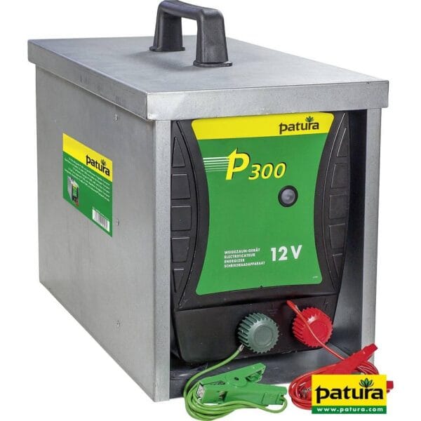 P300, Schrikdraadapparat voor 12V accu met draagbox Compact