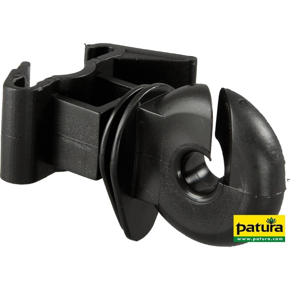 Ringisolator voor T-palen zwart (25 stuk)