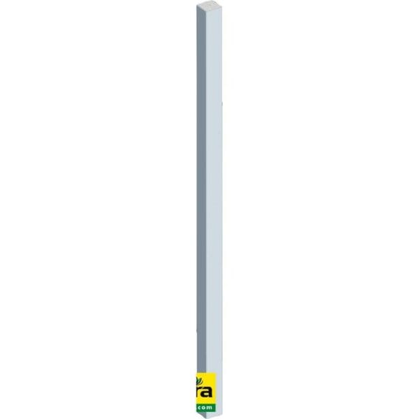 Paal kwadraat 90 mm l= 2,13 m