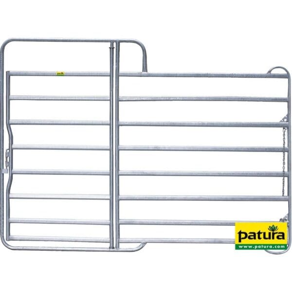Paneel-8 met poort 3,00 m zonde plaatverkleding Breedte 3,00 m, hoogte=2,20 m