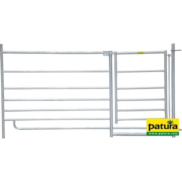 Steekfix hek met poort, B = 1,83 m