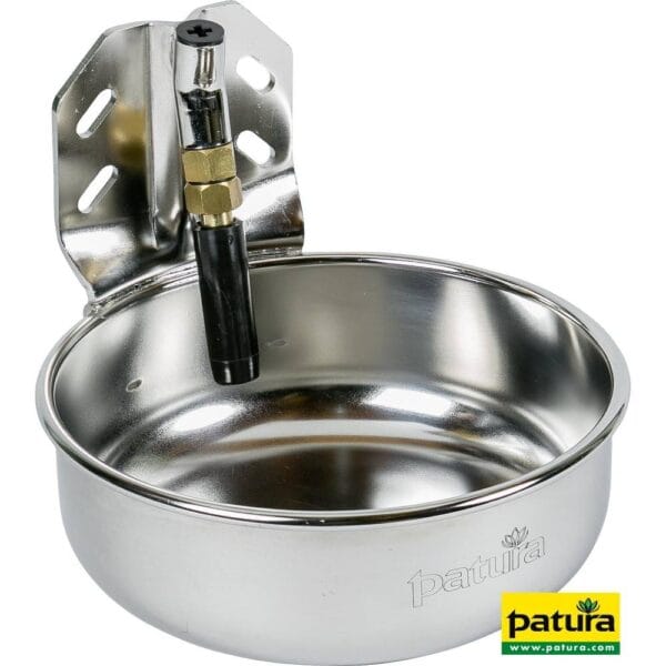 Buisventil drinkbak Compact r.v.s. met aansluiting boven 1/2"