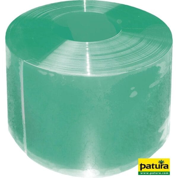 PVC-lammelen Compact 300 x 3 m, groen transparant, 50 m rol