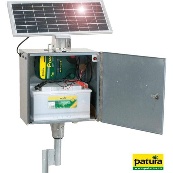 img_P1500_EBox_Solar--www_2000 P1500, multifunctionele schrikdapparaat 230V/ 12V met veiligheidsbox en aardpen