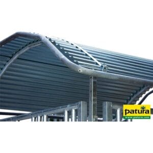 Dakrand beschermbeugel, grote balen ruif 3 x 2 meter