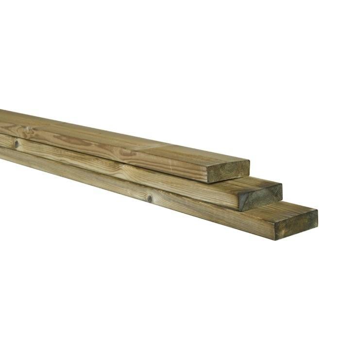 Regel geschaafd 45x145 mm celfix grenen - 420 cm