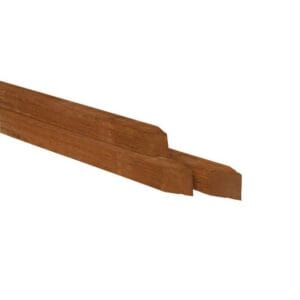 SDH1001238200N paal azobe 65x65 - Van Swaay paal azobe 65x65 gepunt V-groef 200 cm — sterk