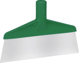 29102__0 Vloerschraper
polypropyleen, roestvrij staal blad
260 x 30 x 175 mm
visuele lengte blad is 70 mm.