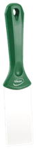 Roestvrijstalen handschraper, smal
polypropyleen met roestvrij staal blad
235 x 50 mm