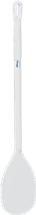 Hittebestendige roerspatel, klein
steel 890 mm x Ø 31 mm
spatelblad 160x270mm
polyamide, wit